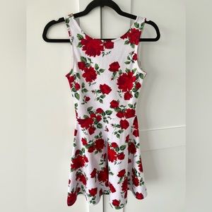 White Floral H&M Mini Dress